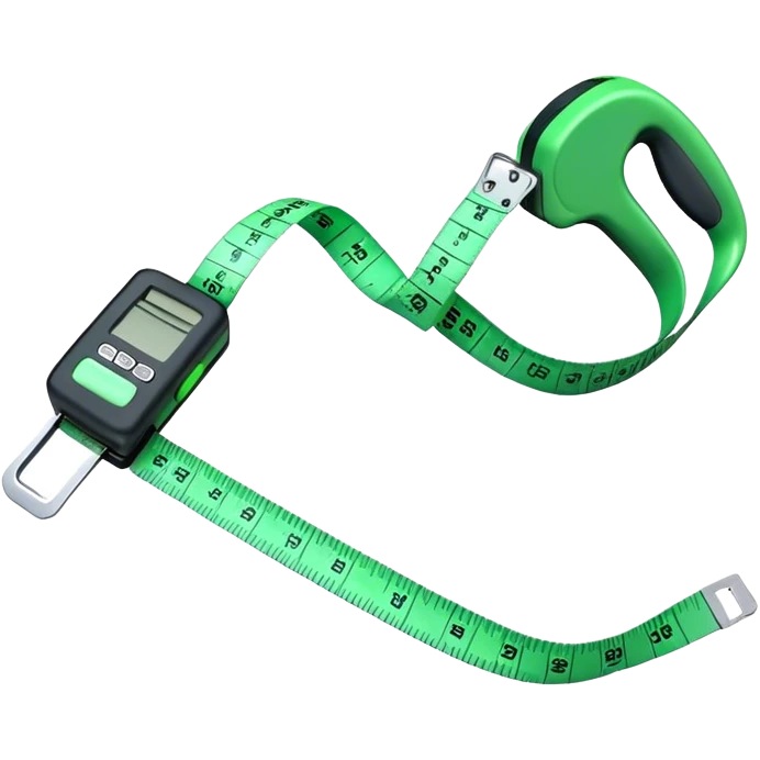 green measuring tape  emoji