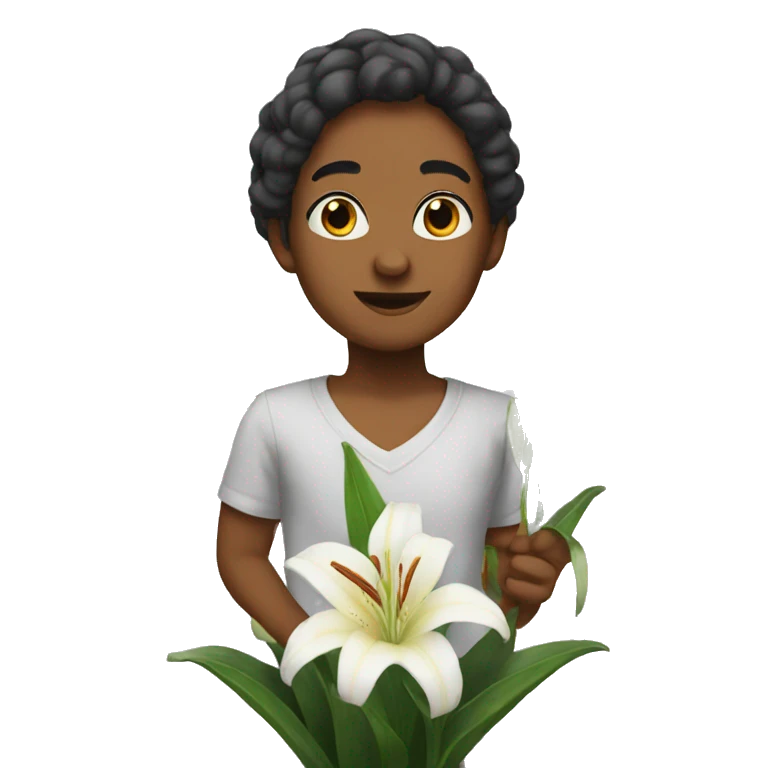 lilies  emoji