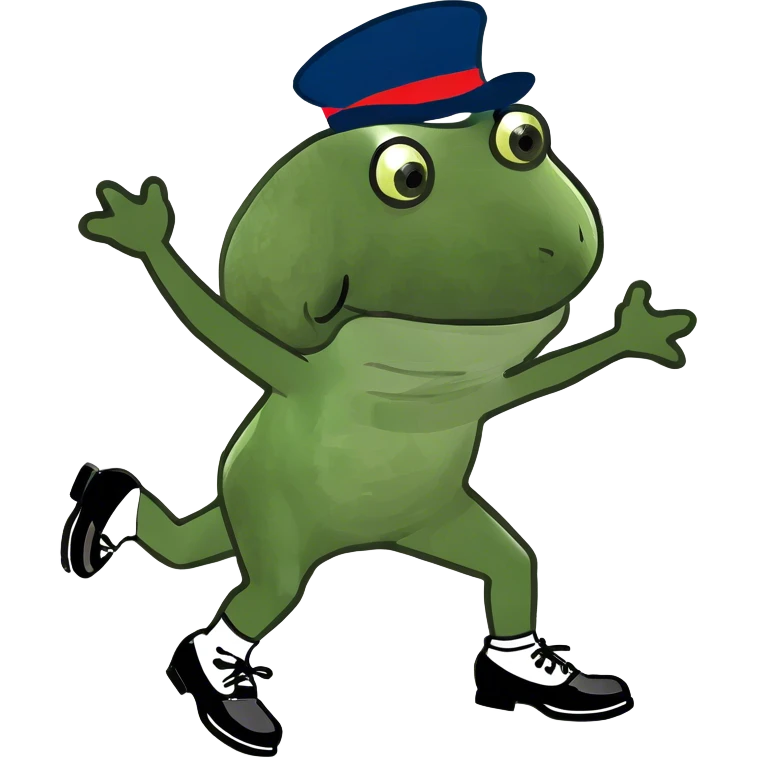 Dancing toe nail emoji