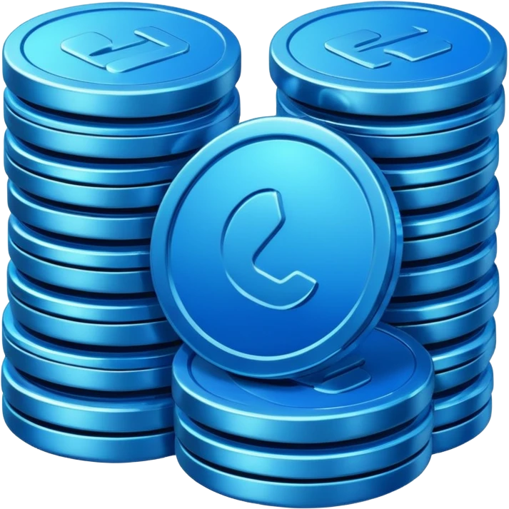 blue coins credit pack emoji