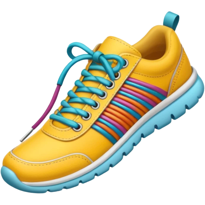 make an emoji of rolled up shoe laces emoji