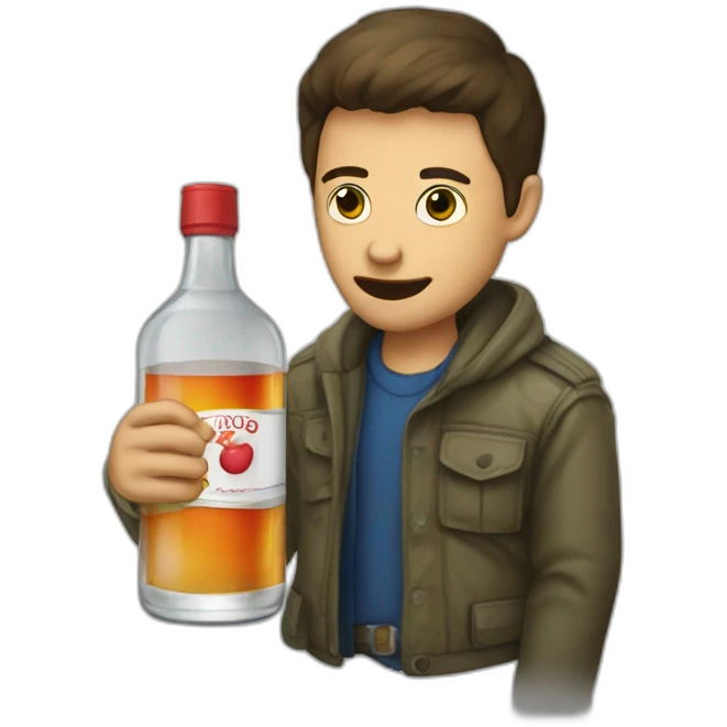 stalker drink vodka emoji