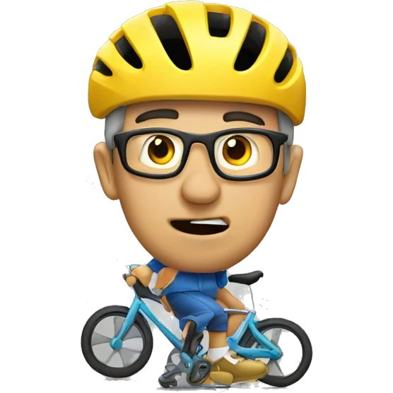 Mess in vélo  emoji