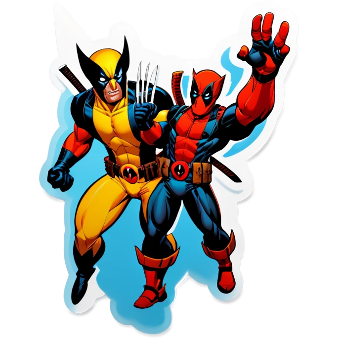 Wolverine and Deadpool  emoji