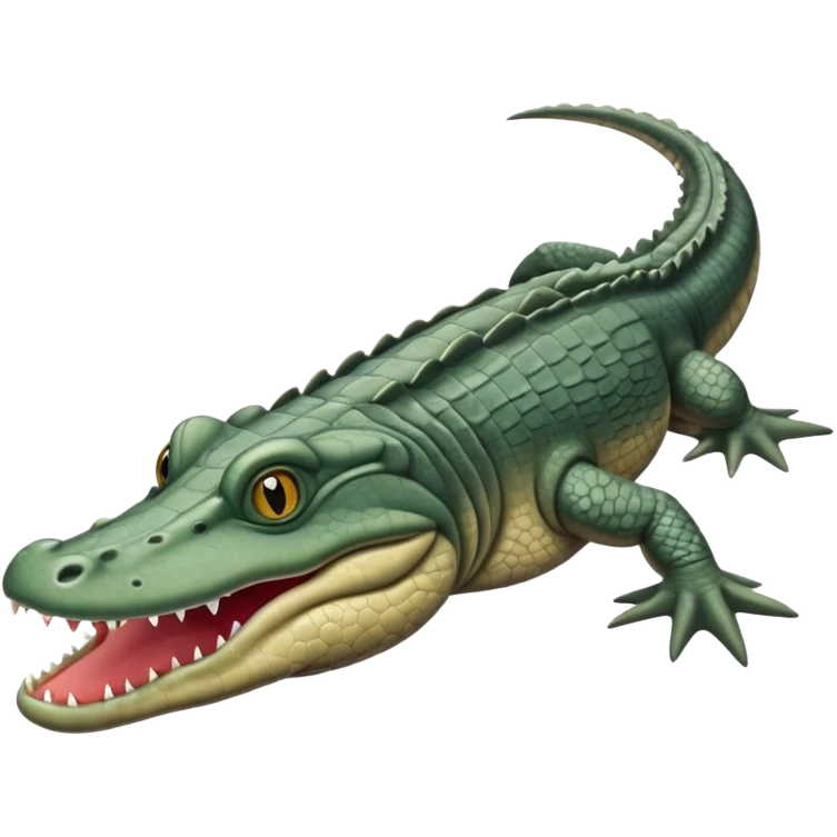 Tiktaalik Roseau-a fish that looks like a crocodile emoji