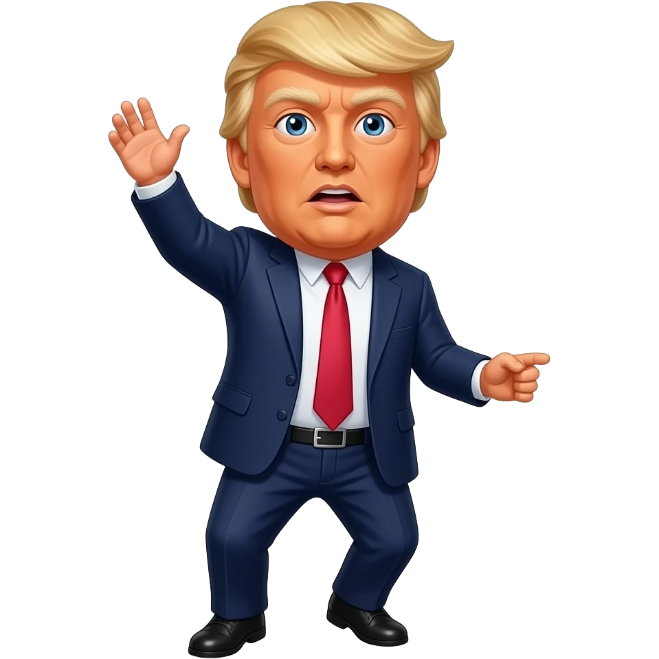 Donald Trump do the dance emoji