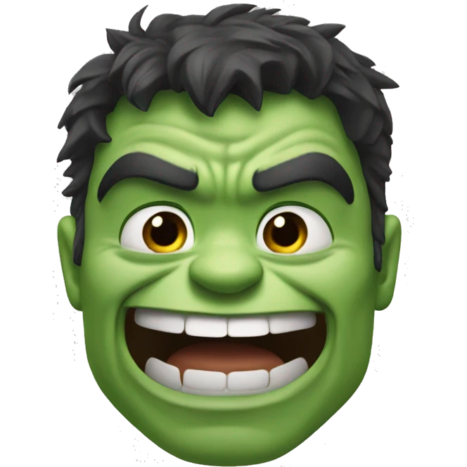 Smiling Hulk with thumbs up emoji