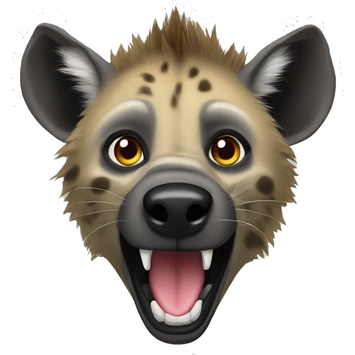 hyena head boom emoji