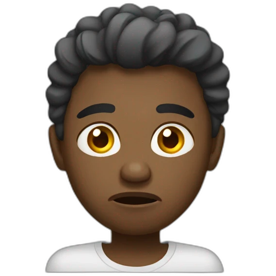 Frustrated Nigerian emoji