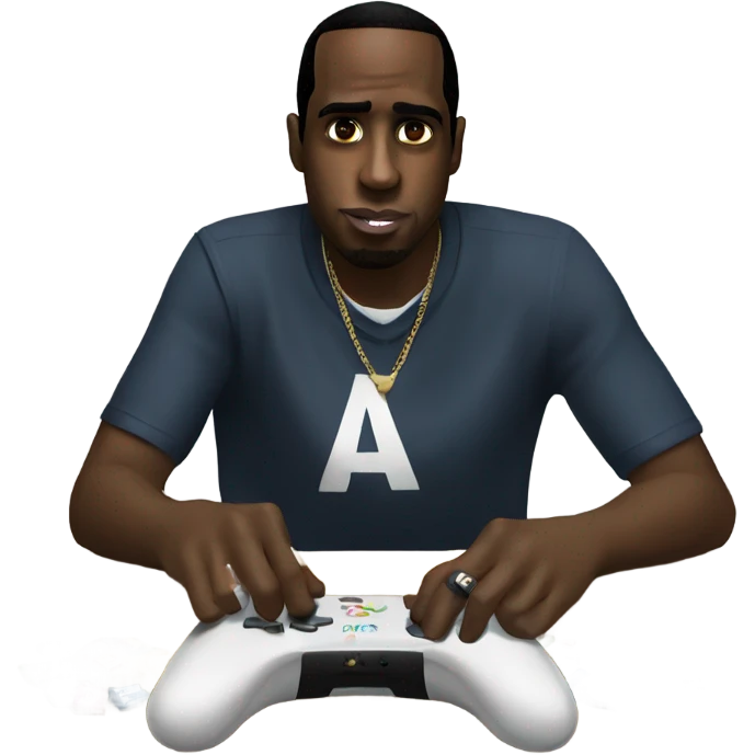 P diddy playing video games emoji