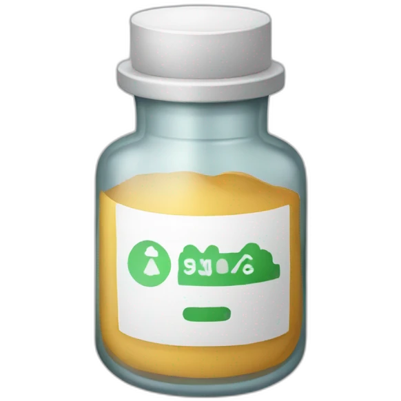 vial medicine powder emoji