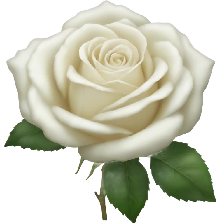 Old white rose emoji