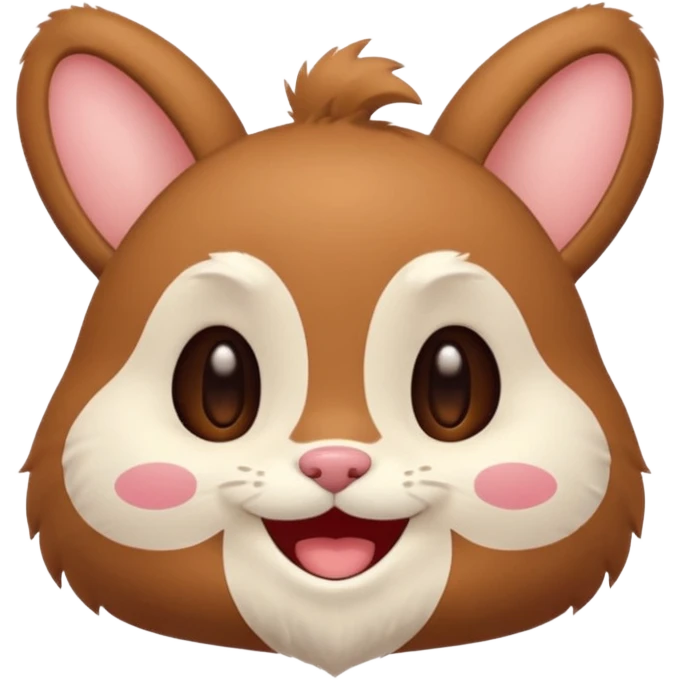 Labubu character winking emoji