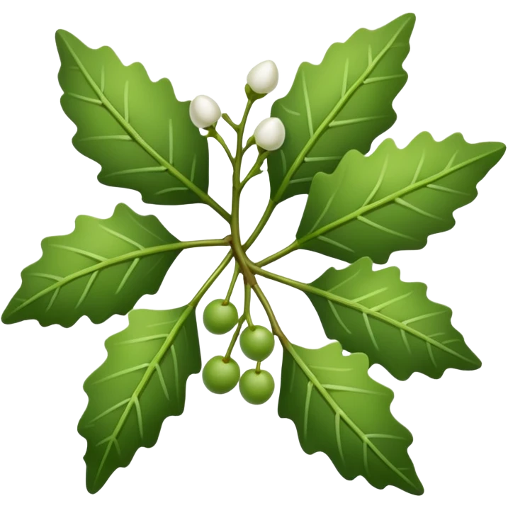 Mistletoe emoji