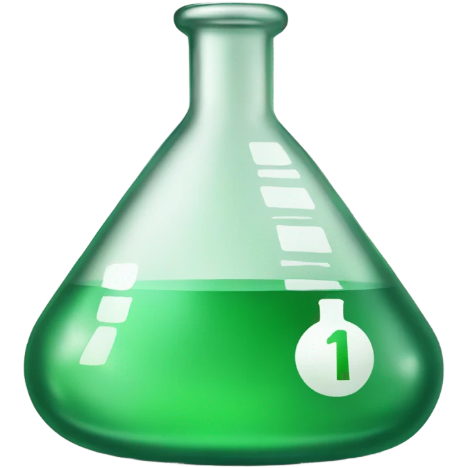 green chemical flask emoji
