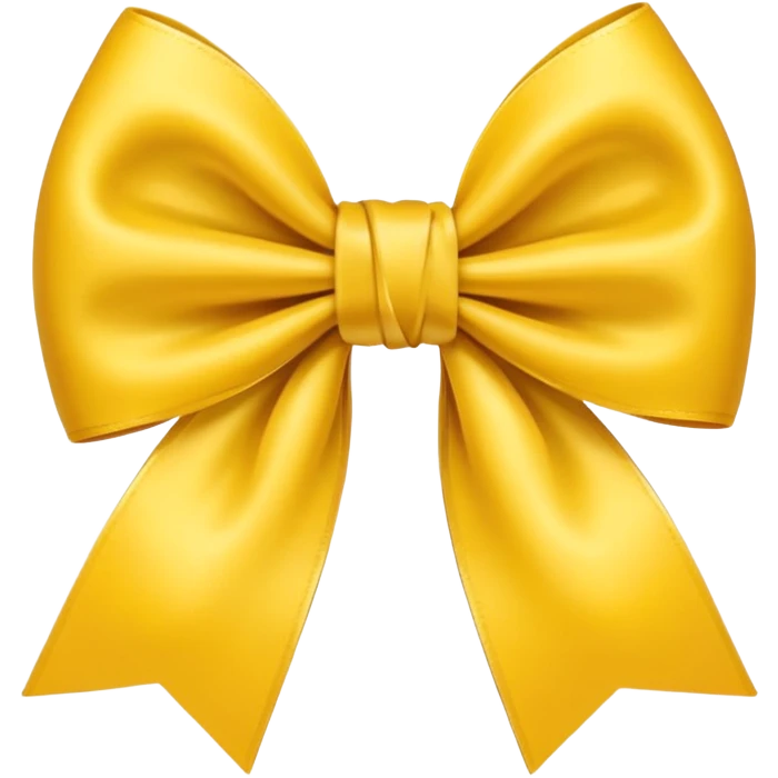 yellow bow emoji