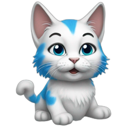 Smurf cat emoji