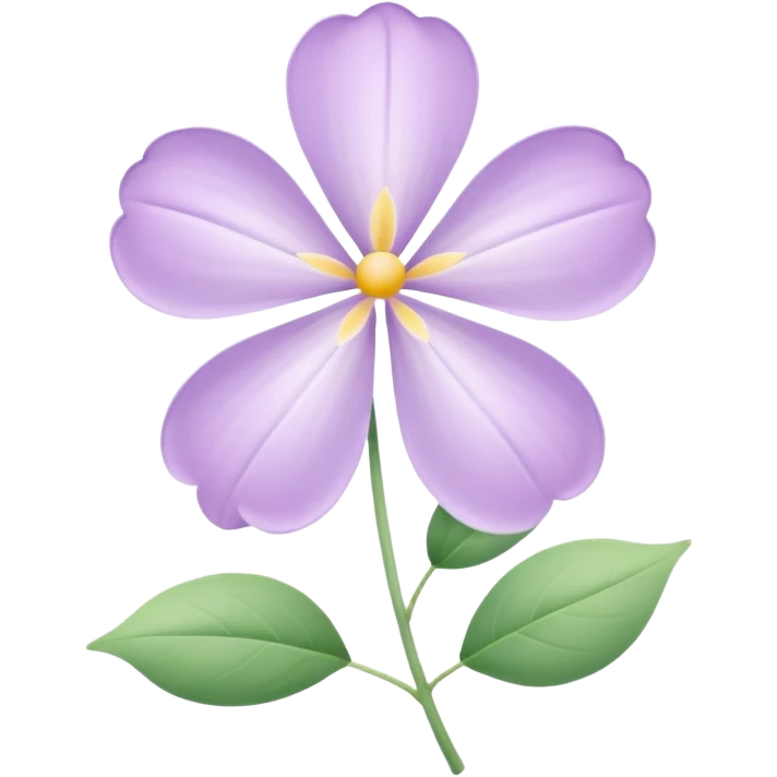 pastel lilac flower emoji