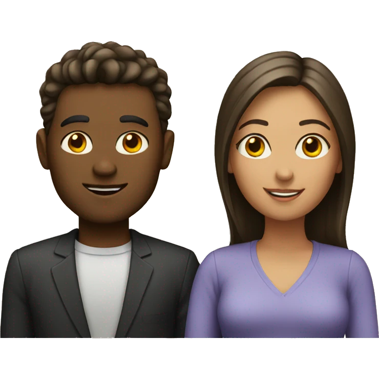 Man and woman emoji