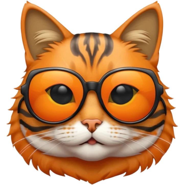 Cat wearing sunglasses emoji