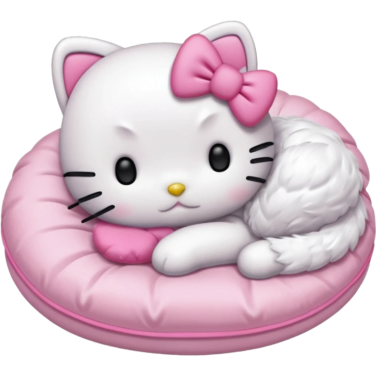 Hello kitty sleeps emoji