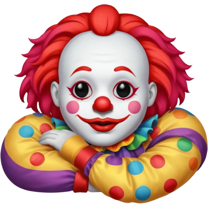 clown sleeping emoji
