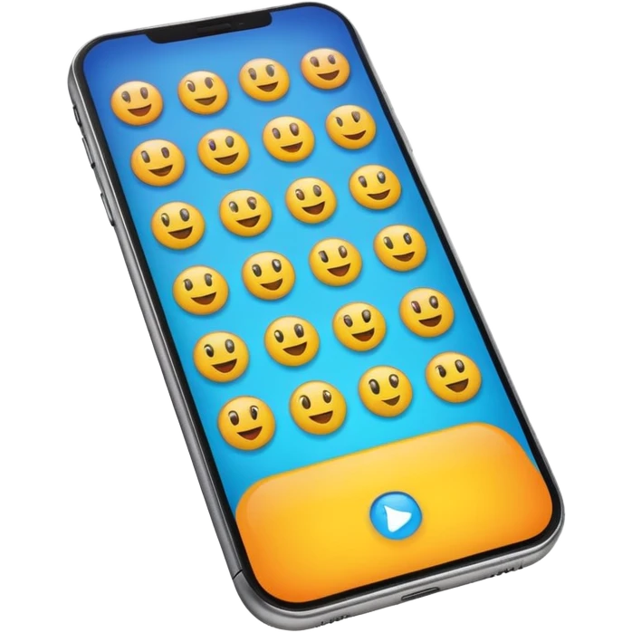 cambio de pantalla de un celular emoji