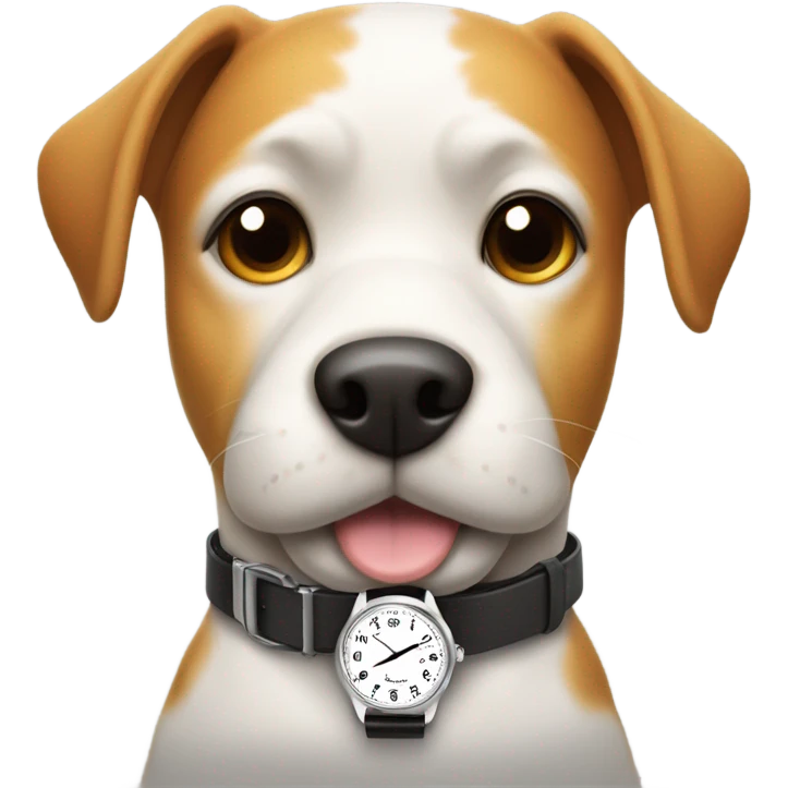 Dog as a watch emoji