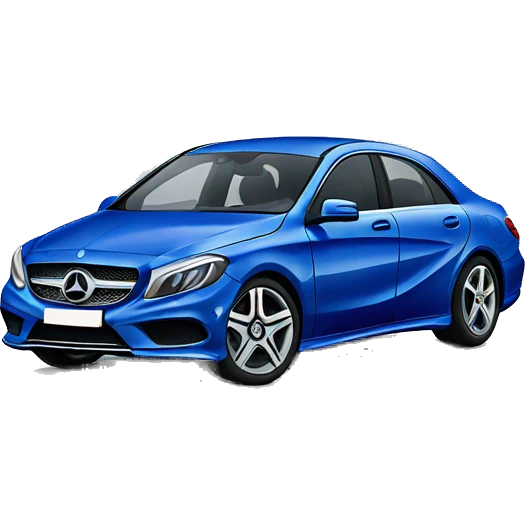 Mercedes blue car emoji