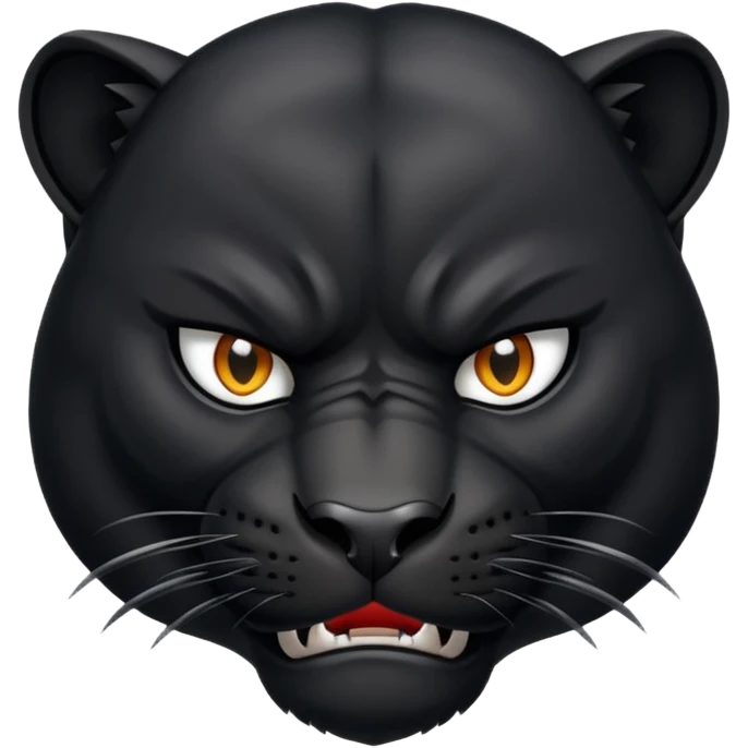 angry panther animal emoji