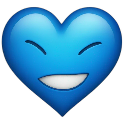 blue heart emoji