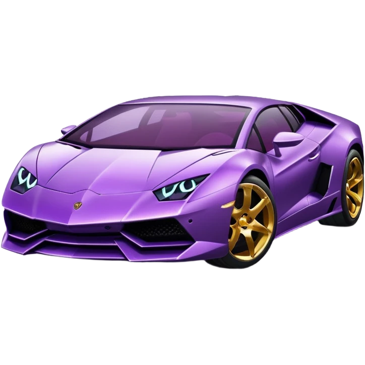 purple lambo emoji