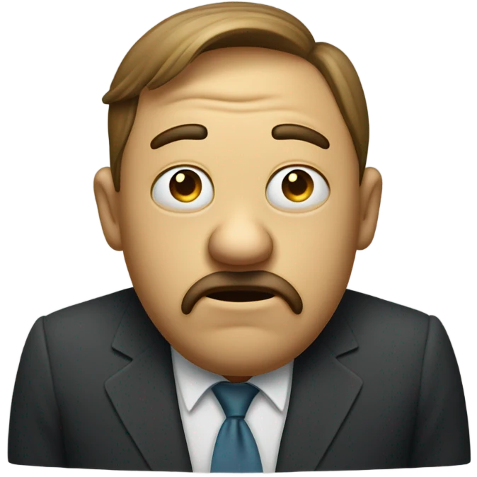 Deflated face emoji