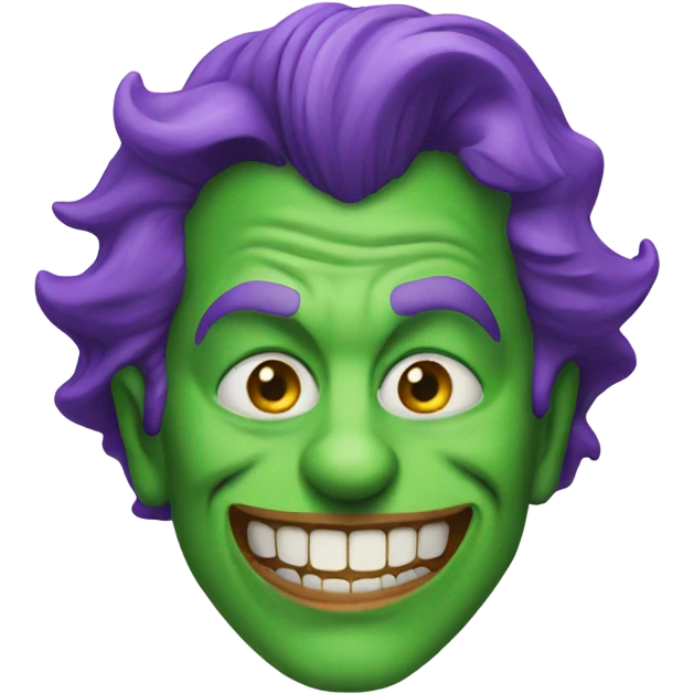 Joker face emoji