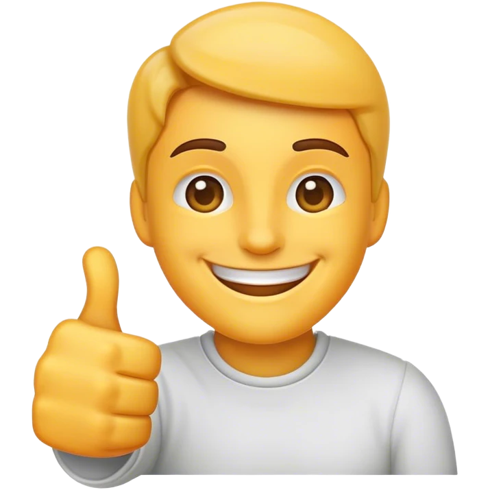 generate emoji showing a happy customer who likes the result of my work emoji