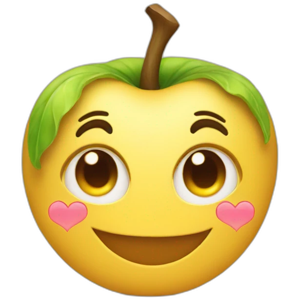 Emoji love appel emoji