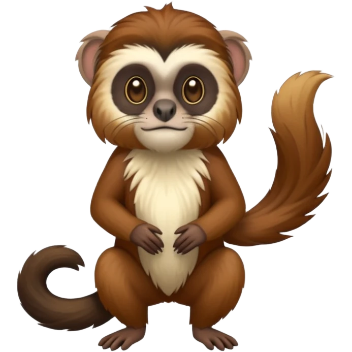 Tamarin, full body emoji