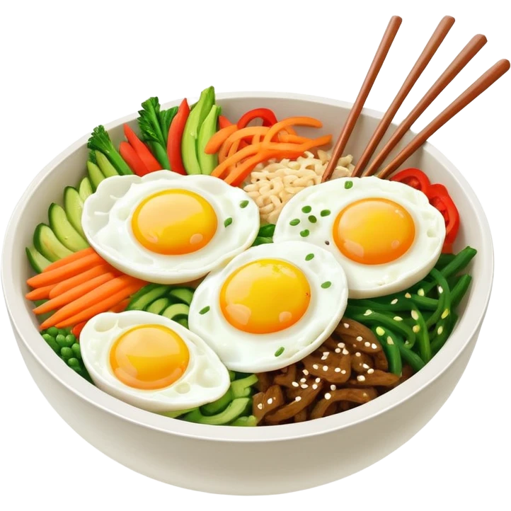 korean bibimbap emoji