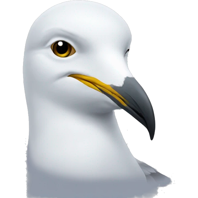 Seagull face emoji