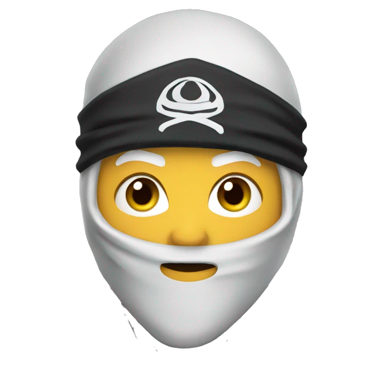 Cara de ninja  emoji
