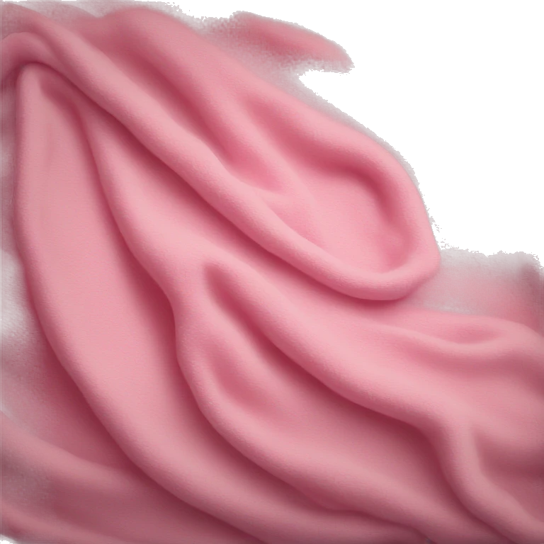 Cozy pink blanket emoji