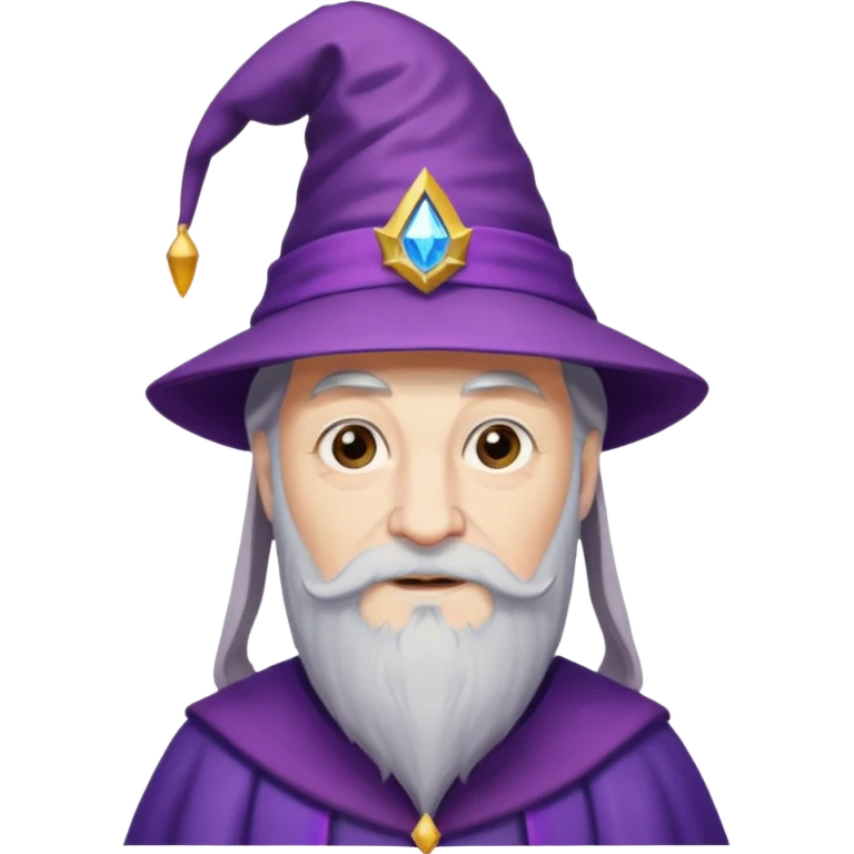 dumbledore wear purple magic hat emoji