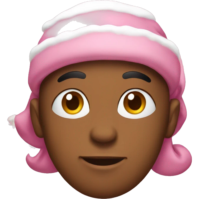 Pink chistmas emoji