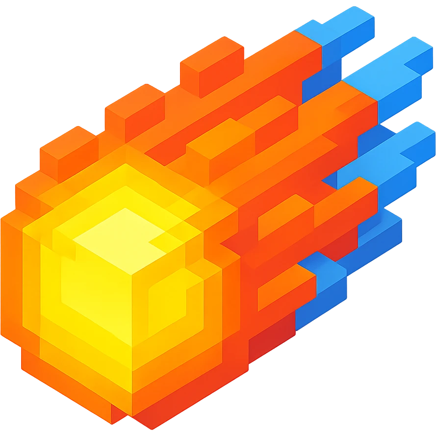 светящиеся комета, no background emoji