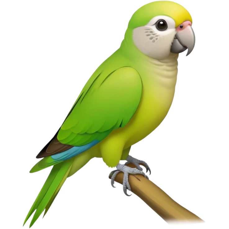 Monk parakeet emoji