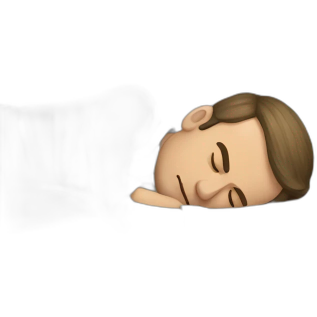 Emmanuel Macron sleeping emoji