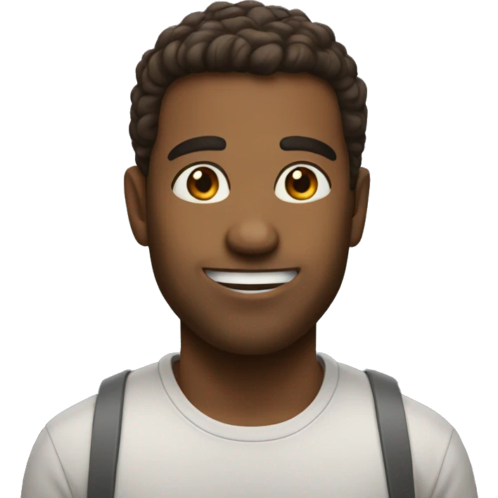 An encouraging look emoji