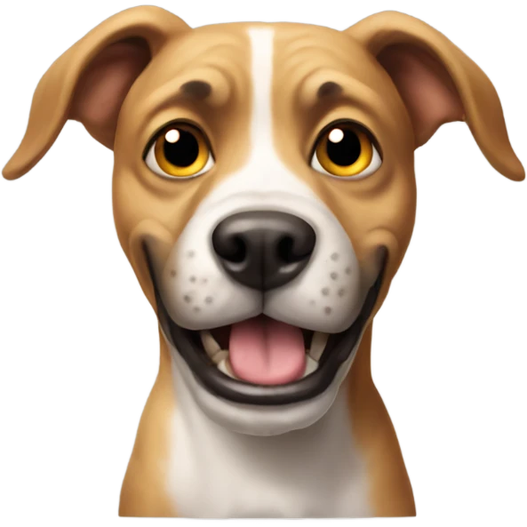 Ugly dog emoji