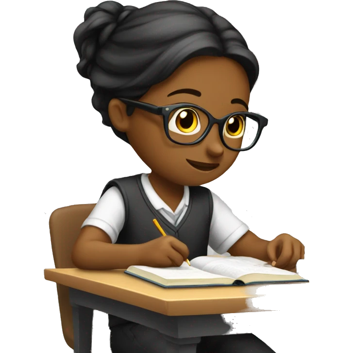 studying girl  emoji