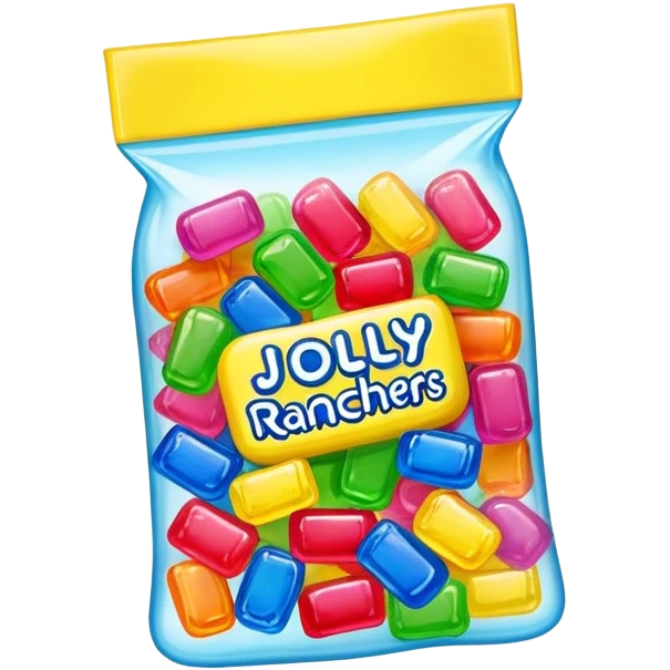 Jolly rancher bag emoji